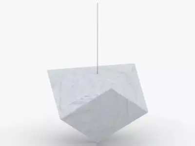 1513 - Hanging Lamp Low-poly 3D model