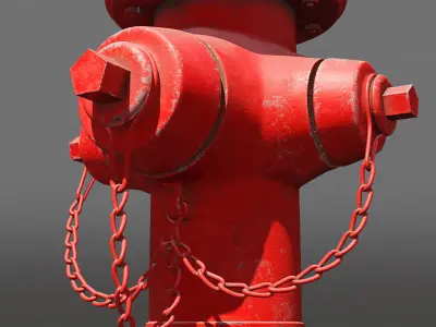 Hydrant - 4k texture  3D model