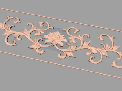 Artcam Aspire 3D relief models STL Files used for CNC E568 3D model