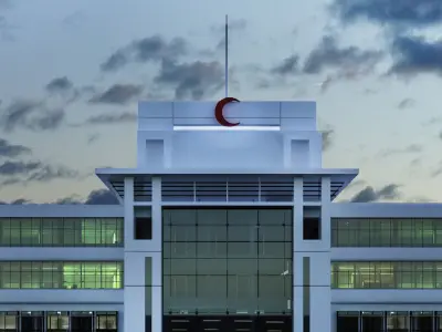 Hospital 3D model office building at dushanbe 3D model