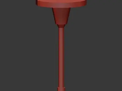 Cleo Large six Light Chandelier 3D model