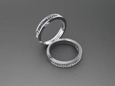 012 - Ladies Ring 3D print model