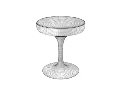 Saarinen Tulip Stool 3D model