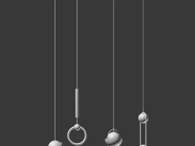 Ceiling Light Collection  3D model