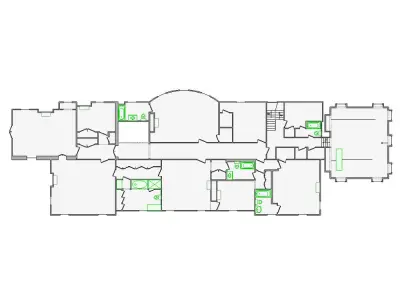  Detailed Interior Sketch - 12001-17000 SF - Xactimate 3D model