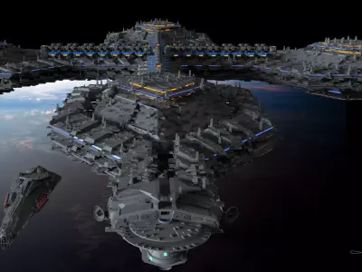 PG Orbital fortress 3D model