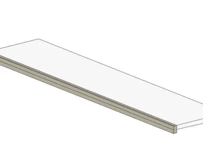 Calcada adaptavel - Sidewalk adaptable - Parametric  3D model