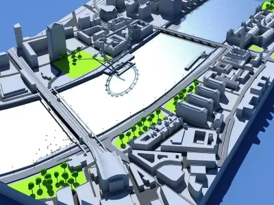 London 3D Map 3D model