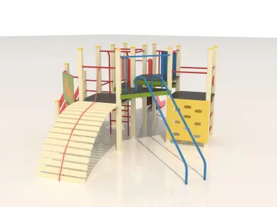 Playground for kids 3D model