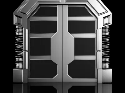 Sci Fi Door 3D model