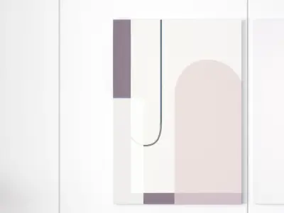 decorative Nordic painting 3D model