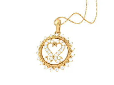 Diamond Pendant 3D print model