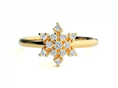 Women ring 3D print model 84