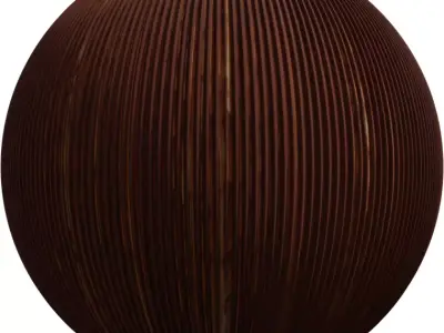 Rusty Corrugated Metal PBR Texture Texture