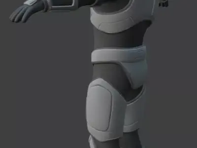 Astronaut Spacesuit 3D Model 3D model