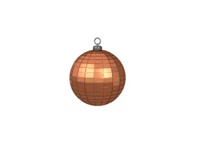 Disco Ball v1 004 Low-poly 3D model