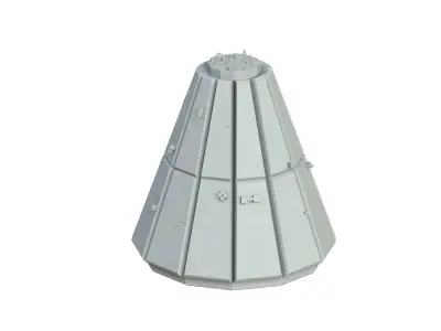 Sci Fi Object No 2853 Low Poly Low-poly 3D model
