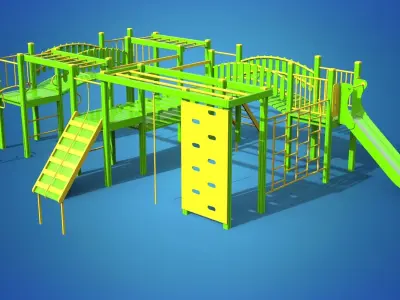 Playground for kids 3D model