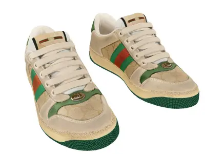 GUCCI screener GG casual  sneaker 3D model