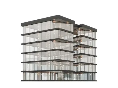 Office house building 9 3D model