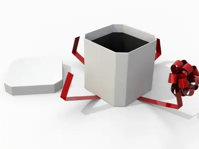  Gift Boxes - Signature Styles with Tied Ribbon Rosette 