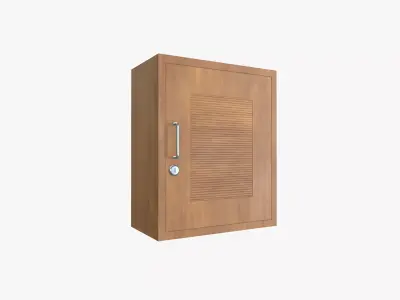 Small storage cabinet Low-poly 3D model
