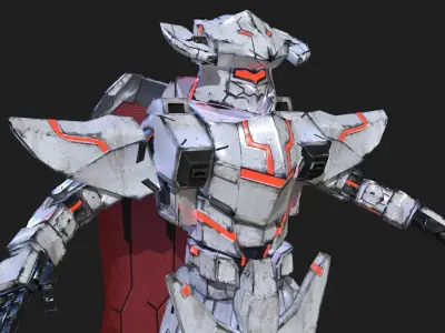 Cast Male SORO Low-poly 3D model