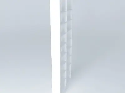 bookshelf at hall door left Free 3D model