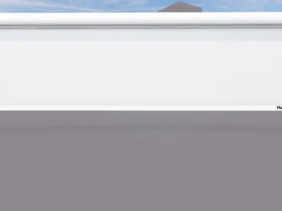 Window blind horizontal hunter douglas 3d model 3D model