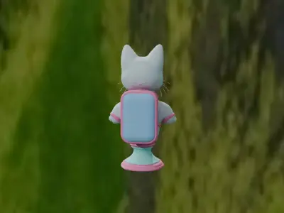 Orbit Purrnaut Helmet Bust 3D print model