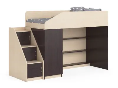 Legenda K11 with LY11 childrens modular bed 3D model