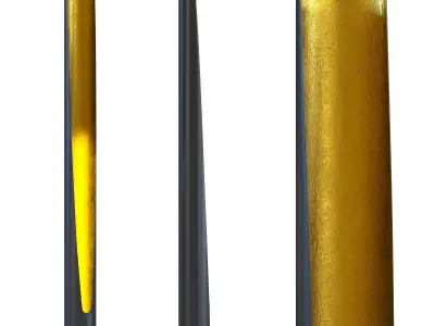 Floor Lamp Tube Duo 3D model