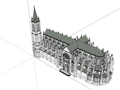 Architecture-Religion-God-Culture-Temple-0117 cathedral 3D model