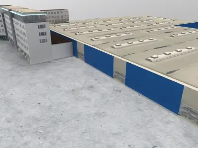 EDDF Storage 5 Low-poly 3D model