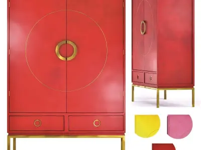 Wardrobe Disk  Set 3D model