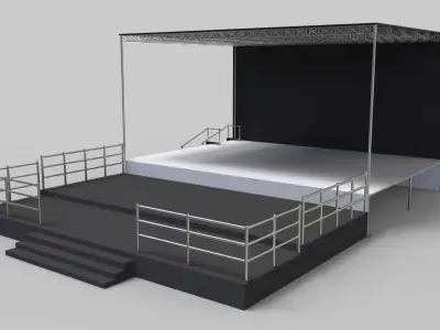 Stage Line SR12 - Concert Scene 3D model