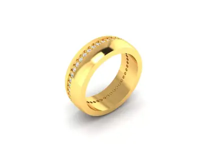 Women Ring  Render 3dm STL OBJ FBX Details 3D print model 170