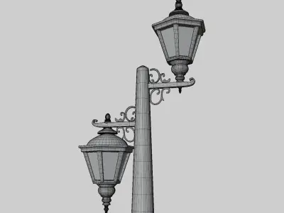 STREET LIGHT Low-poly 3D model