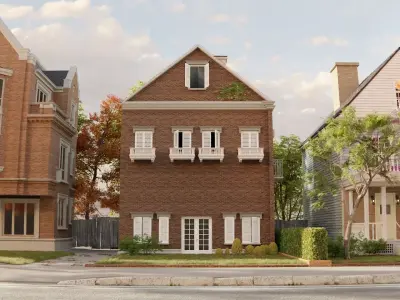 Villa 3D model shop