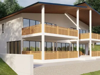Modern House 007 3D model