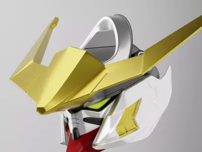 Gundam Barbatos 3D Printable Mask Anime Cosplay Helmet 3D print model