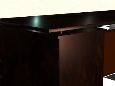 desk office 3D model