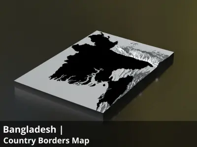 Bangladesh Occlusion Thickness Cavity Curvature Direct 14k Maps Texture