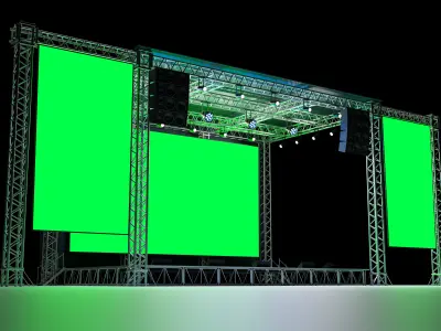 Concert Stage 06 3D model