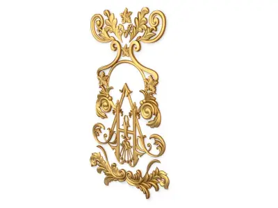 Classic decor ornament 46 3D print model