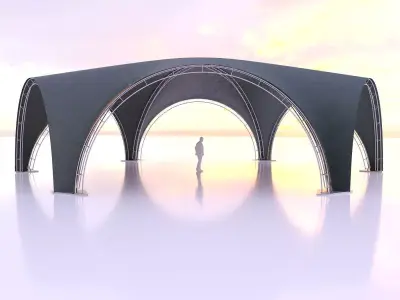 Arch Tent 3D model purchase