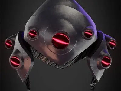 Widowmaker Helmet for Cosplay 3D print model
