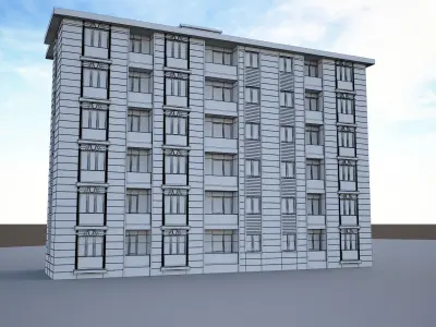 Ornate building 3d model 9 3D model