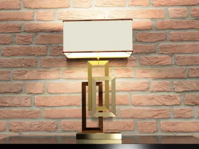 Table Lamp Edge Collection - OASIS 3D model