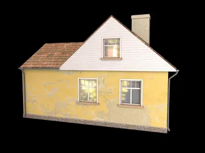 house  Low-poly 3D model buy